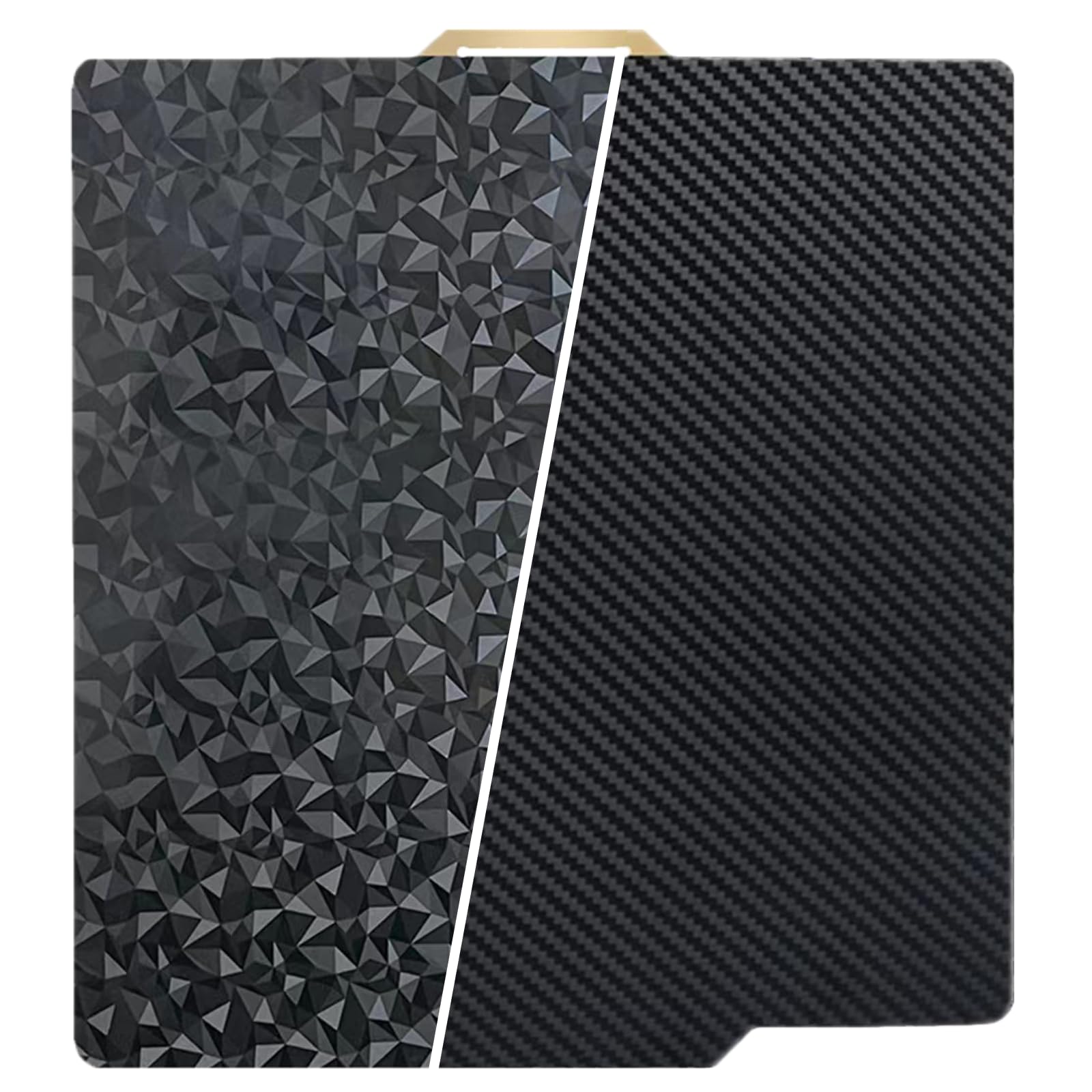 RETUXEP PEO PET Bambu Labs Build Plate for Bambu Lab X1 X1C X1E P1P P1S A1 3D Printer,Smooth Flexible Double Sided Diamond PEO+Carbon Fiber PET Spring Steel Sheet 257x257mm for Bambu 3D Printers-image-13