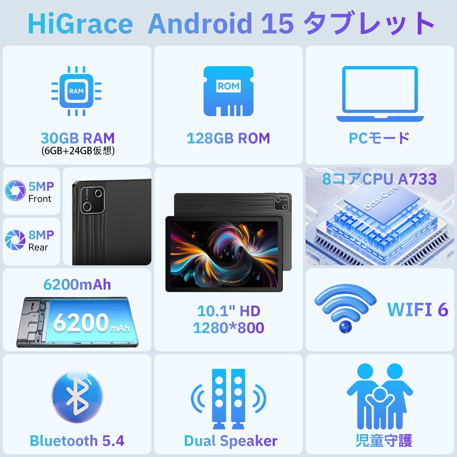 Amazon.co.jp: タブレット - HiGrace 10インチ タブレット 30GB+128GB+ Amazon.co.jp: タブレット - HiGrace 10インチ タブレット 30GB+128GB+