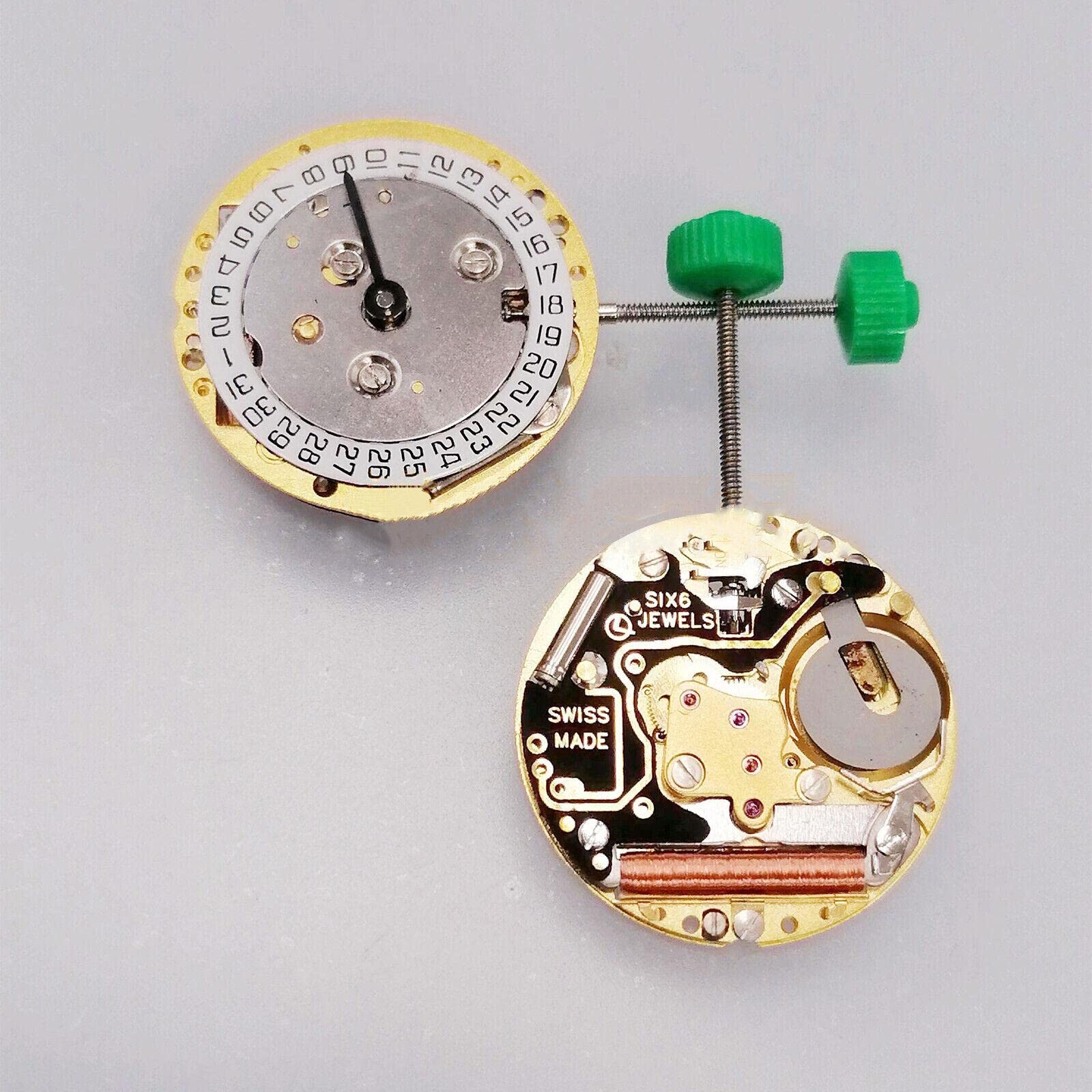 Mechanizm zegarka do ISA 222 zamiennik 1,9 mm grubości akcesoria do zegarków o grubości 1,9 mm, średnica zewnętrzna 17,20 mm