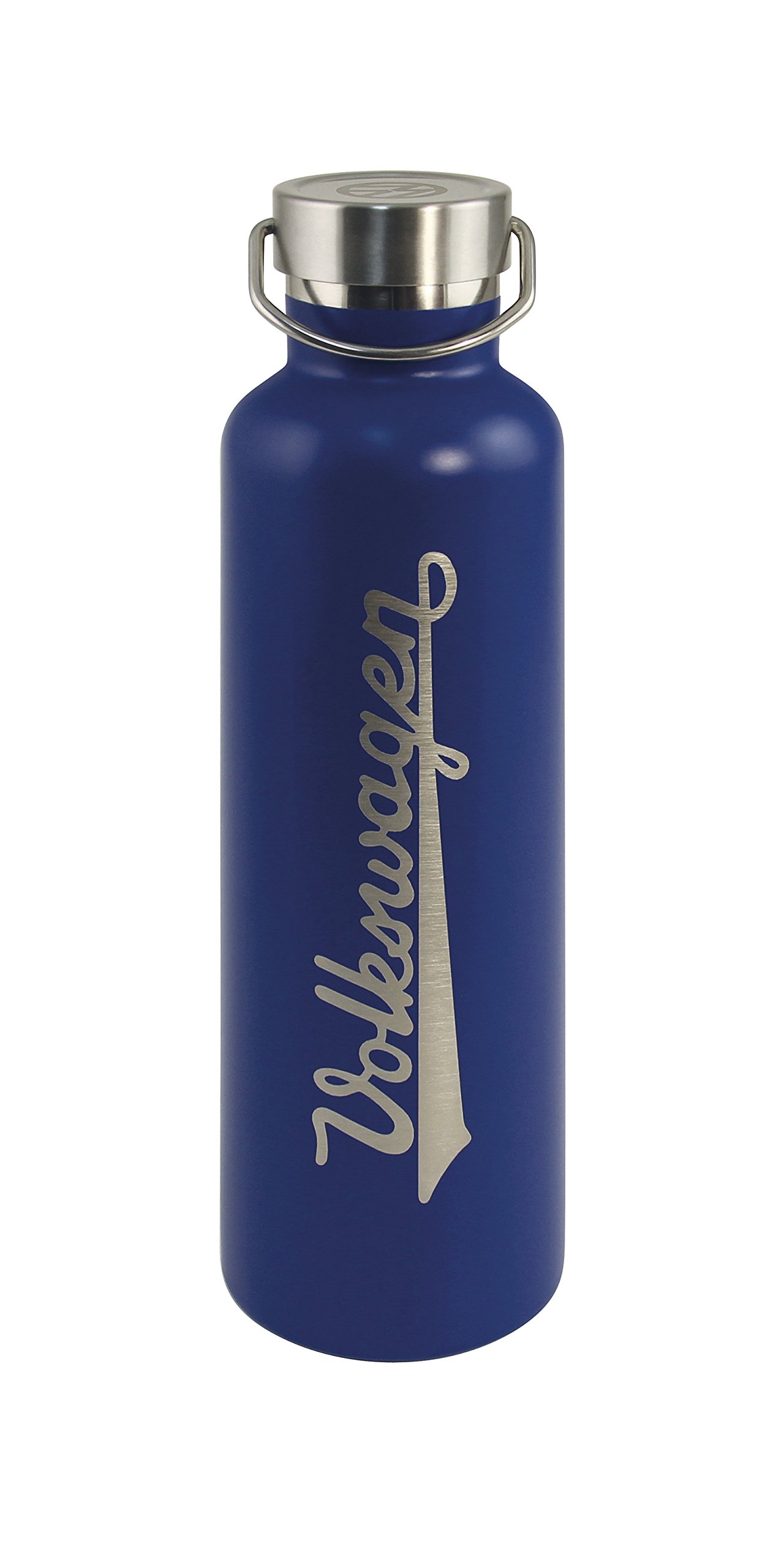 BRISA VW Collection 740 ml Stainless Steel Vacuum Flask with Logo VW Logo (VW Logo, Blue)