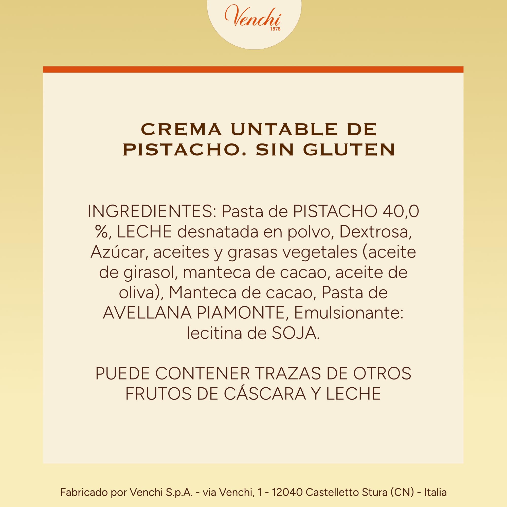 Venchi - crema de pistacho para untar, 200 g - Edición limitada - Sin gluten - Idea para regalo — view 6