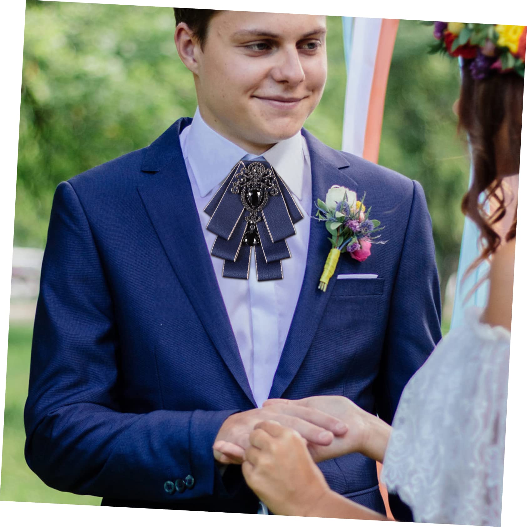 ifundom 5piezas Pajarita De Boda Para Hombre Adornos De Accesorio Elegante Traje De Novio Para y Sesiones De