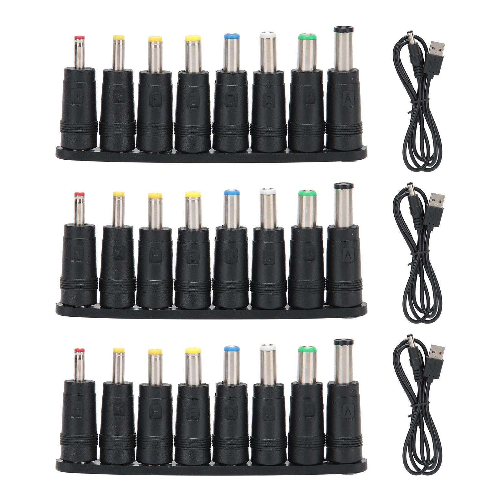Buy USB to DC Power Cord, 3 Set Plug and Play USB to DC Cable, 8 in 1