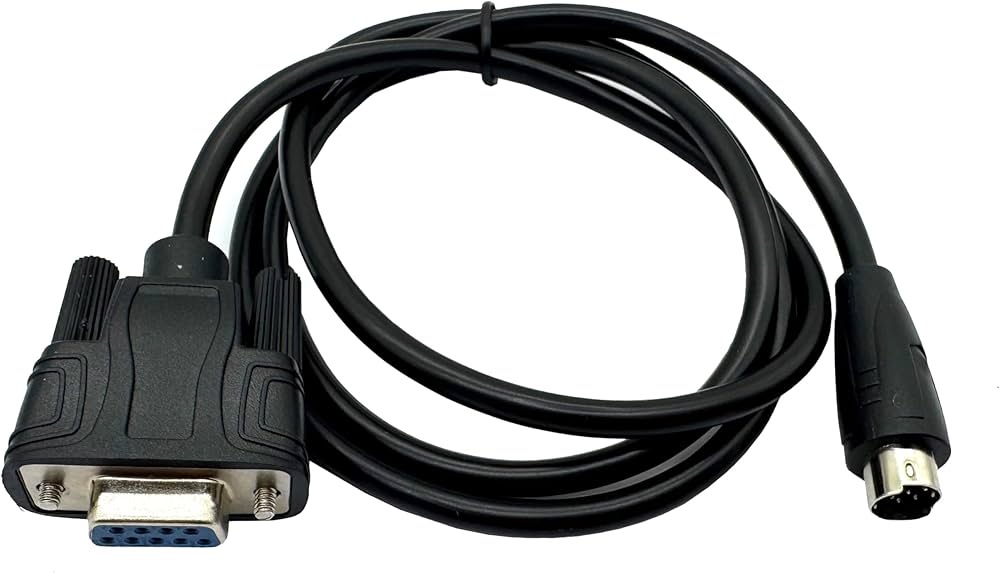 埠頭 RS232 DB9 9P Male to Female Head Serial Port w Jumper Wire 26cm