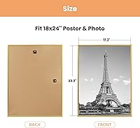 Vista 35 de upsimples - Marco de 12 x 16 pulgadas, color blanco, paquete de 3 marcos de fotos, marco de póster para montaje en pared horizontal o vertical, a