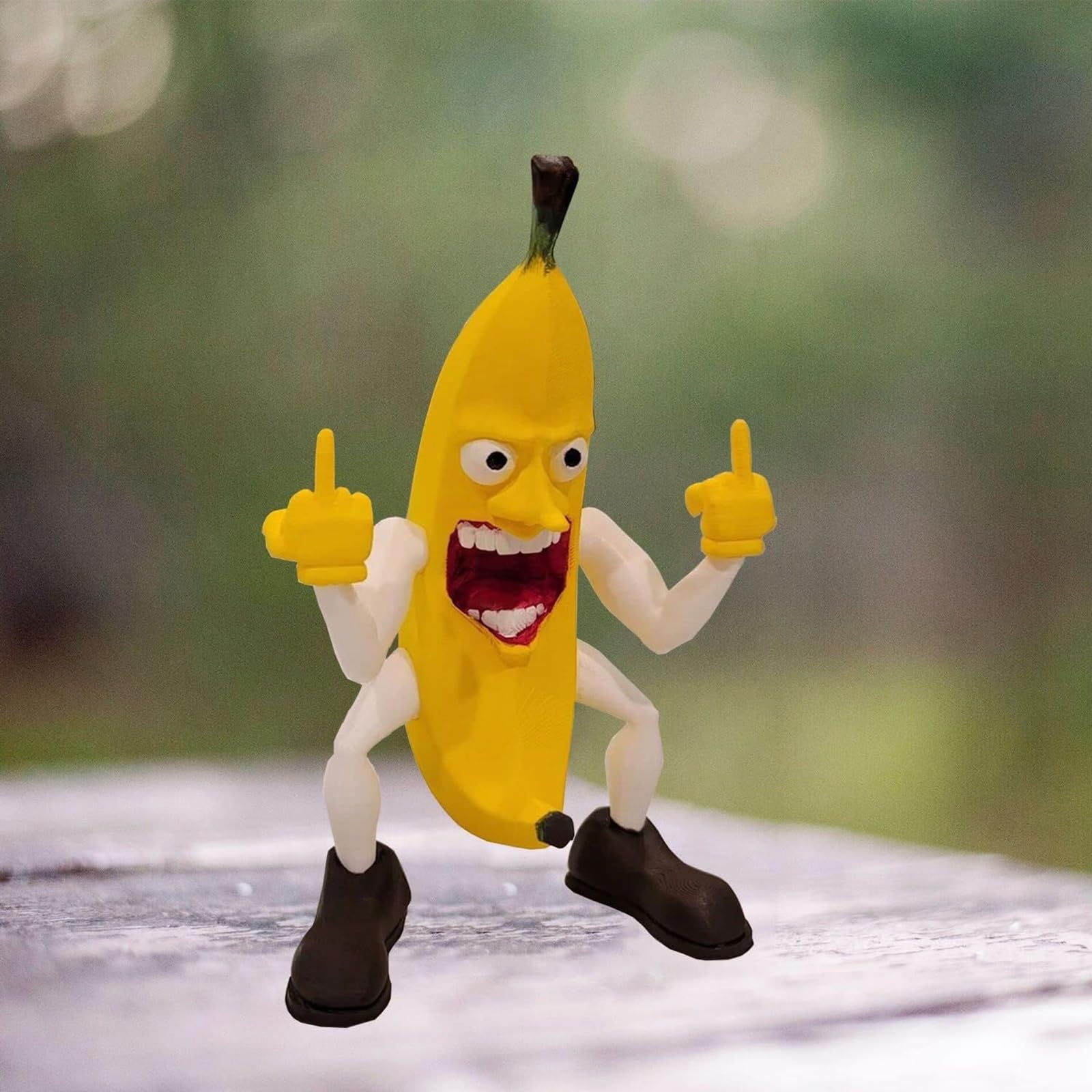 Funny Middle Finger Banana Sculptures,Banana Gnomes Garden Statues