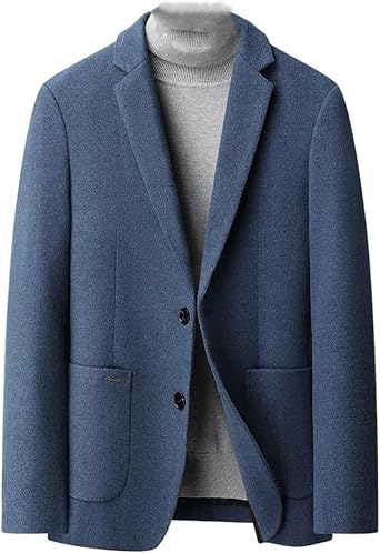 Autumn and Winter Casual Wool Suit Slim Mens Jacket