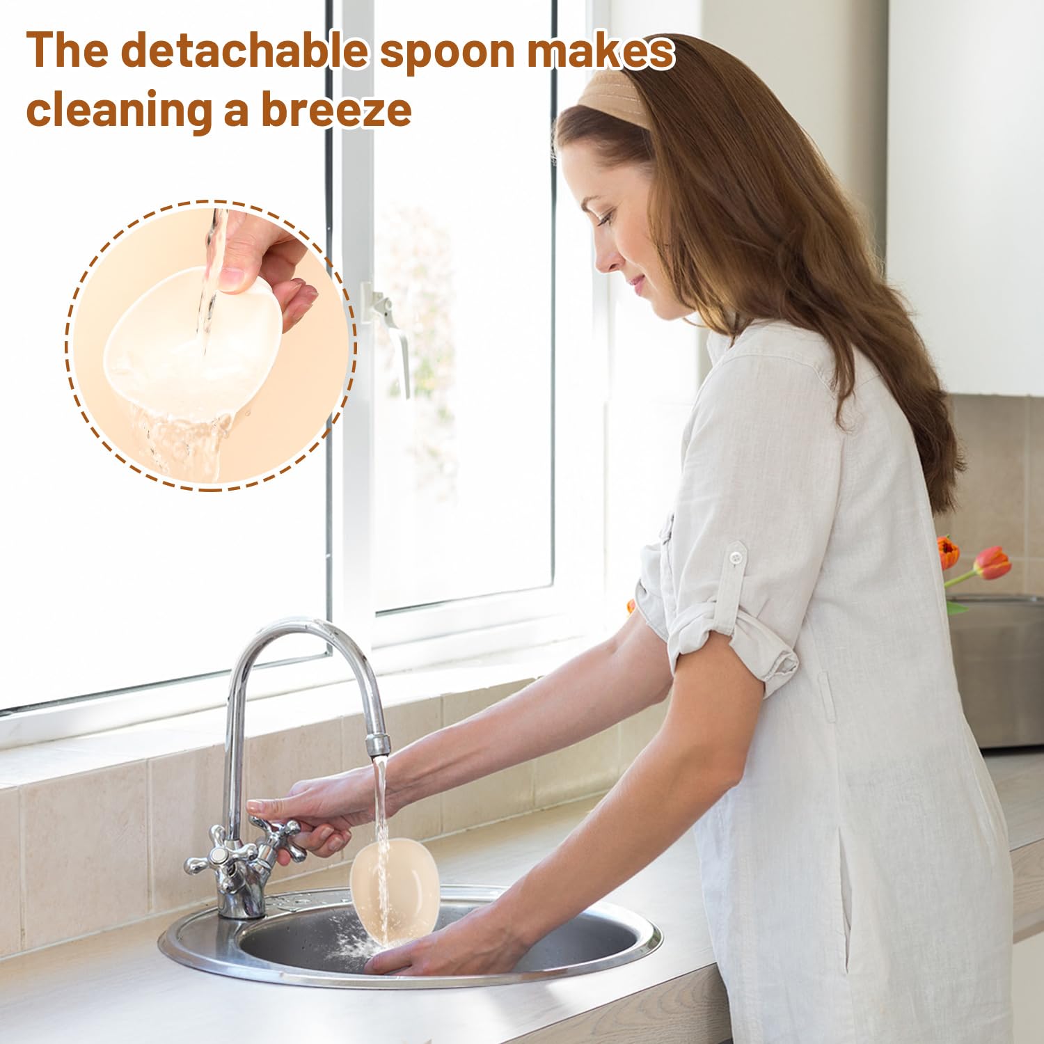 Cuchara medidora digital, 800 g/0,1 g, cuchara medidora eléctrica de alta precisión con pantalla LED, báscula digital multifuncional mejorada, mango extraíble para utensilios de cocina y comidas