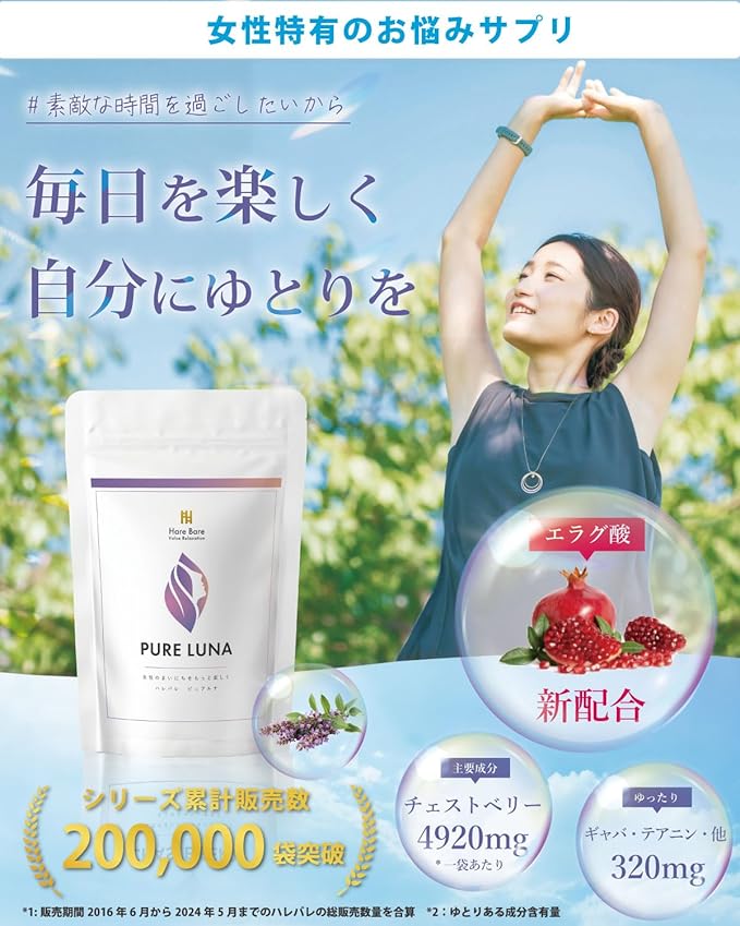 ピュアルナ チェストベリーサプリ