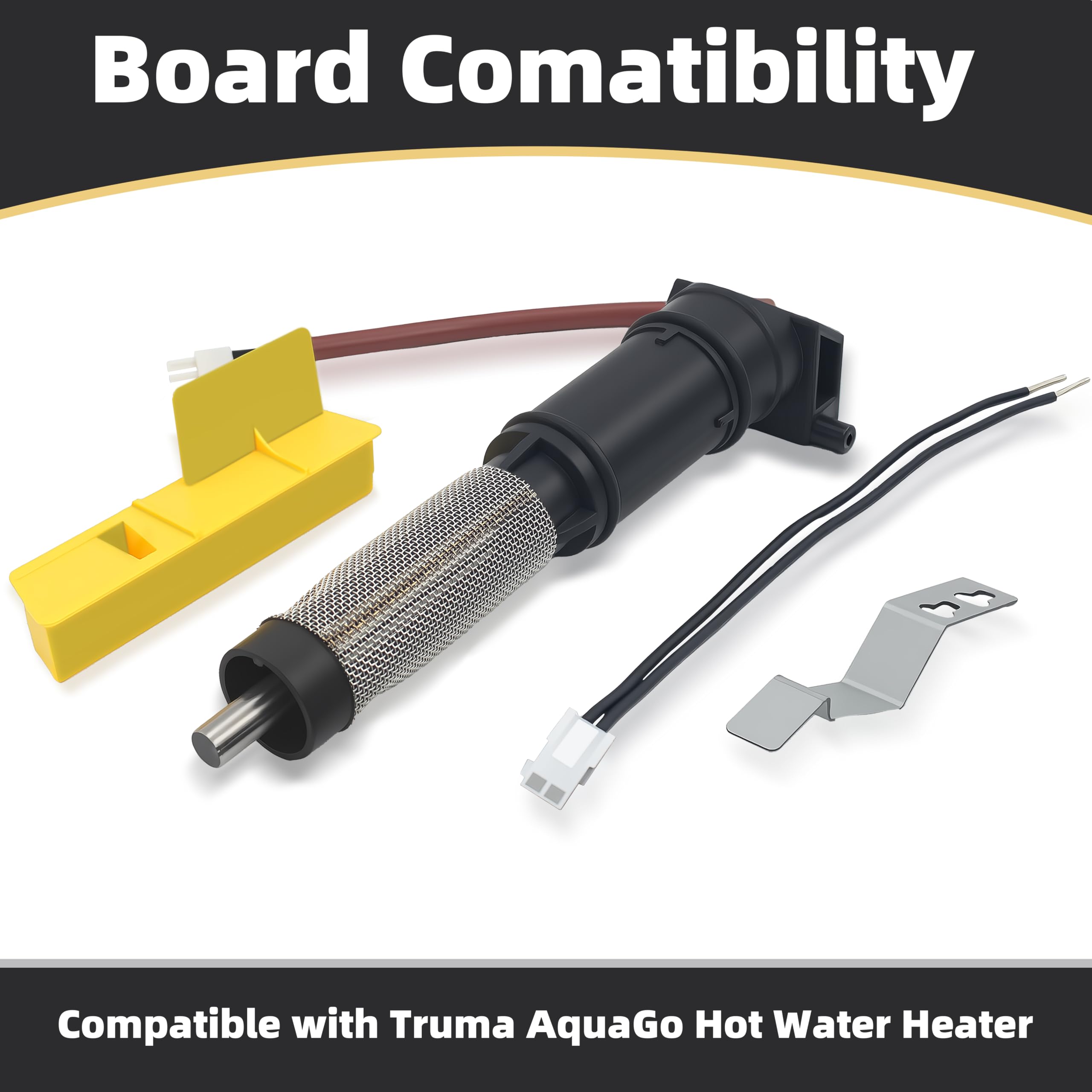 Kit anticongelante eléctrico compatible con Truma AquaGo, kit anticongelante eléctrico de repuesto para calentador de agua Truma AquaGo, protección sin heladas de hasta -20 °C/--15.6 °C |