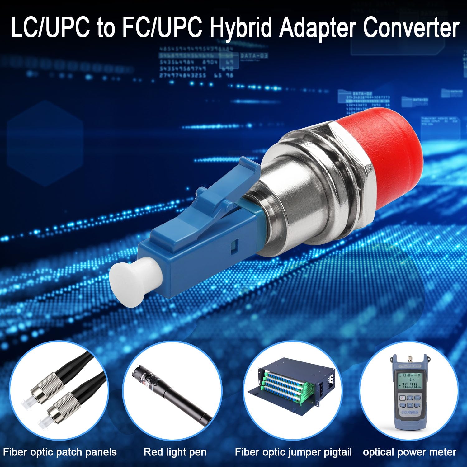 Adattatore Fibra Ottica SC-SC UPC Simplex - 1 Pezzo Per Reti FTTH E Telecomunicazioni - Foto 12