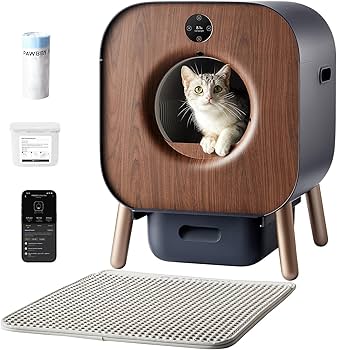 Amazon | PAWBBY 猫 自動トイレ 猫トイレ 自動 アプリ管理 センサー