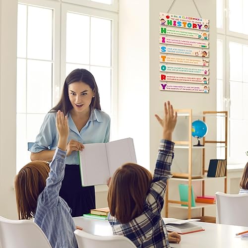 Miniatura 4 de Harloon Historia Decoraciones para el aula, signo de historia, reglas de clase, inspirador, educativo, arte de pared, literatura, estudios sociales,