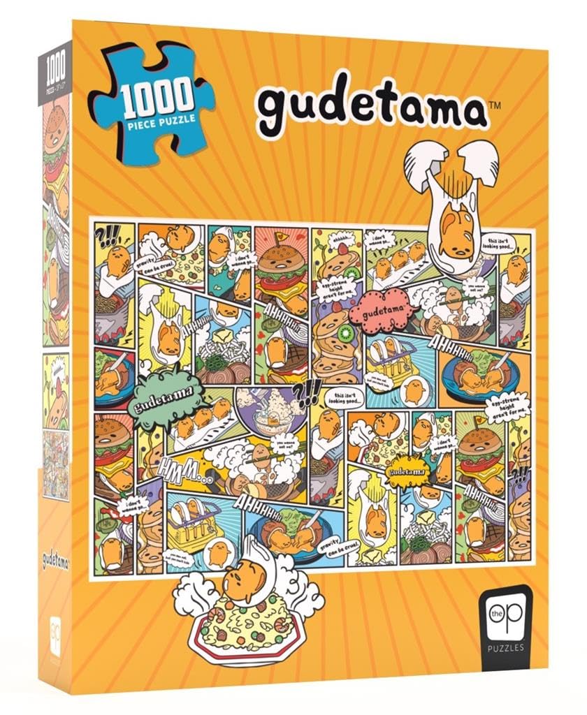 USAopoly- Gudetama Amazing Egg-Ventures 1000 Piece Puzzle, Multicolore, PZ075-799-002200-06