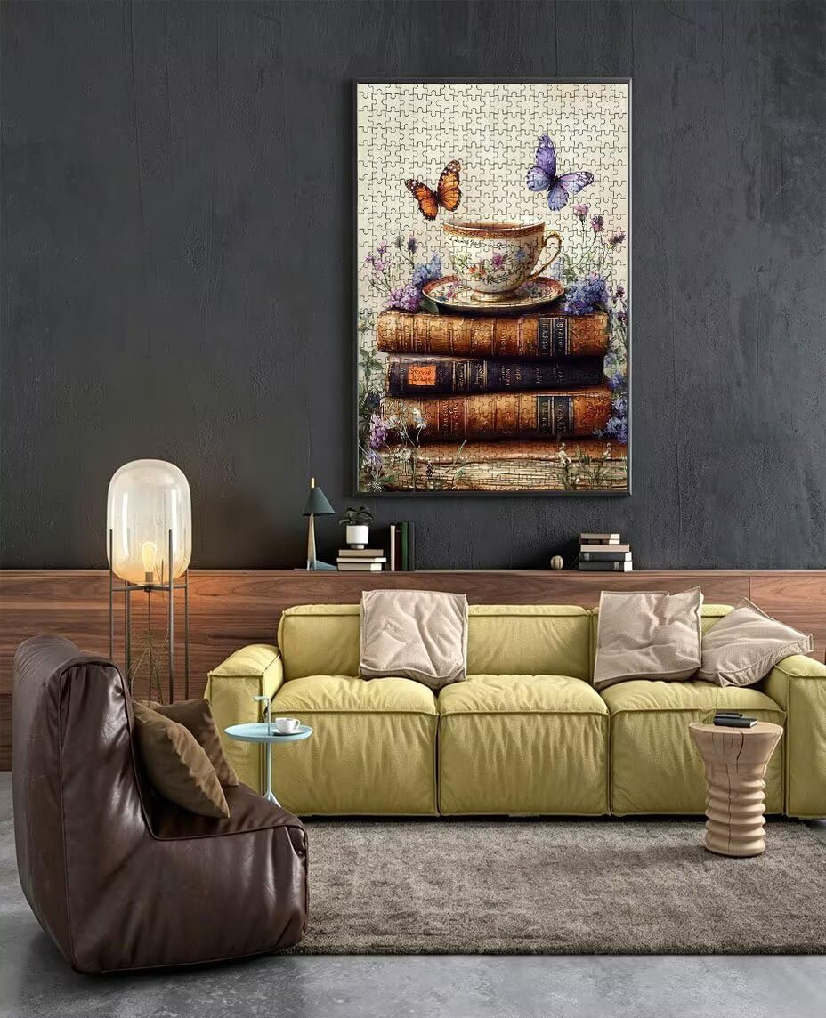 Puzzle 4000 elementów, puzzle z motylami dla dorosłych 4000, klasyczne puzzle, gra edukacyjna puzzle, niemożliwe wyzwanie, gra zręcznościowa dla całej rodziny, dekoracja ścian BXHZW4-395