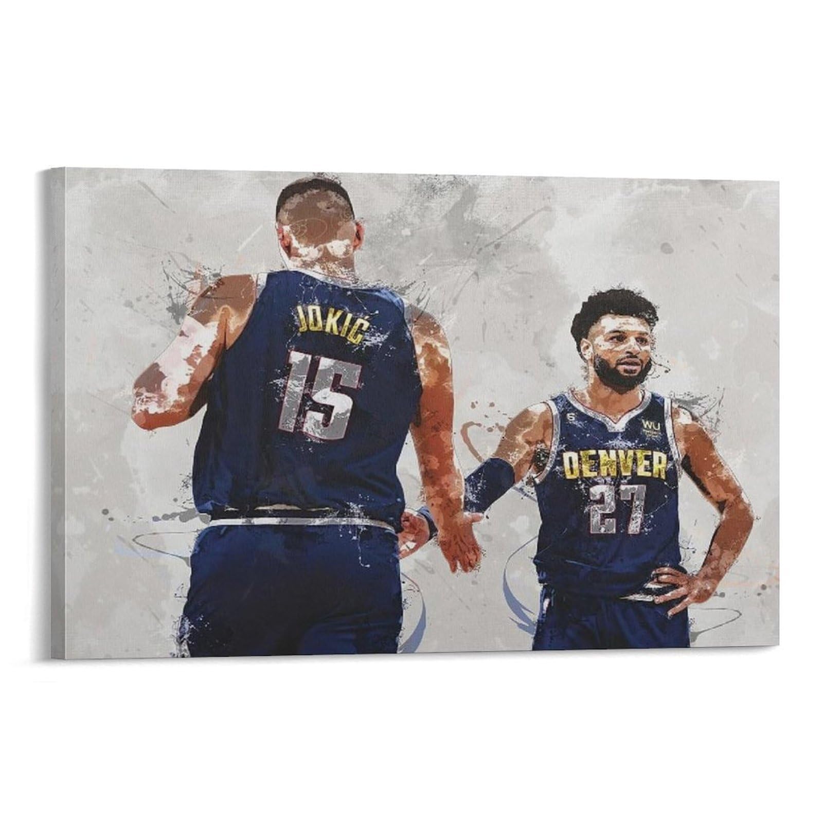 FCOIN Jamal Murray Canvas Poster Canvas Poster Wall Art Picture Prints Hanging Photo Decor Home Posters Artworks 20x30inch(50x75cm)