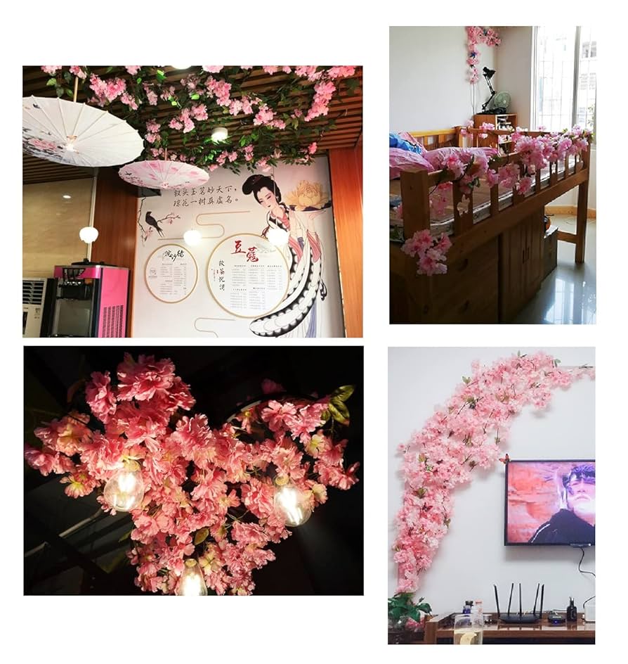 桜ガーランド 180cm 7本セット サクラアレンジメント 桜造花 春 桜ガーランド 180cm 7本セット サクラアレンジメント 桜造花 春