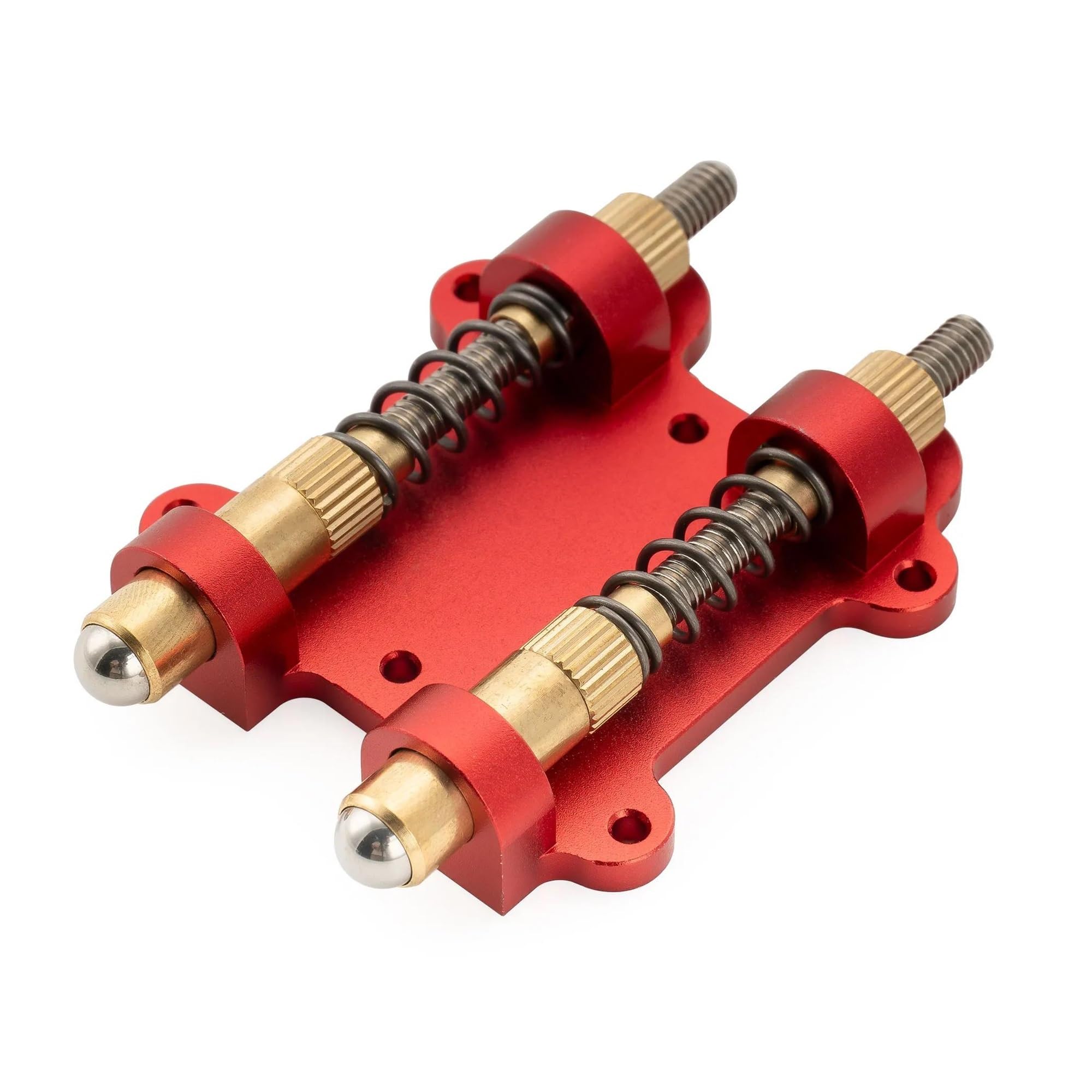 Puentes Y Estabilizadores De Trémolo Para Guitarra Eléctrica Accesorios Profesionales Coloridos Para Instrumentos | Puente de guitarra(Dual Red)