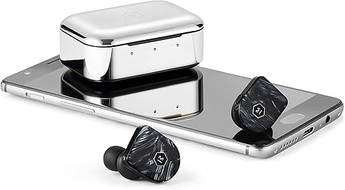 Miniatura 8 de Master & Dynamic MW07 Plus - Auriculares inalámbricos verdaderos, cancelación de ruido con micrófono Bluetooth, auriculares intrauditivos ligeros,