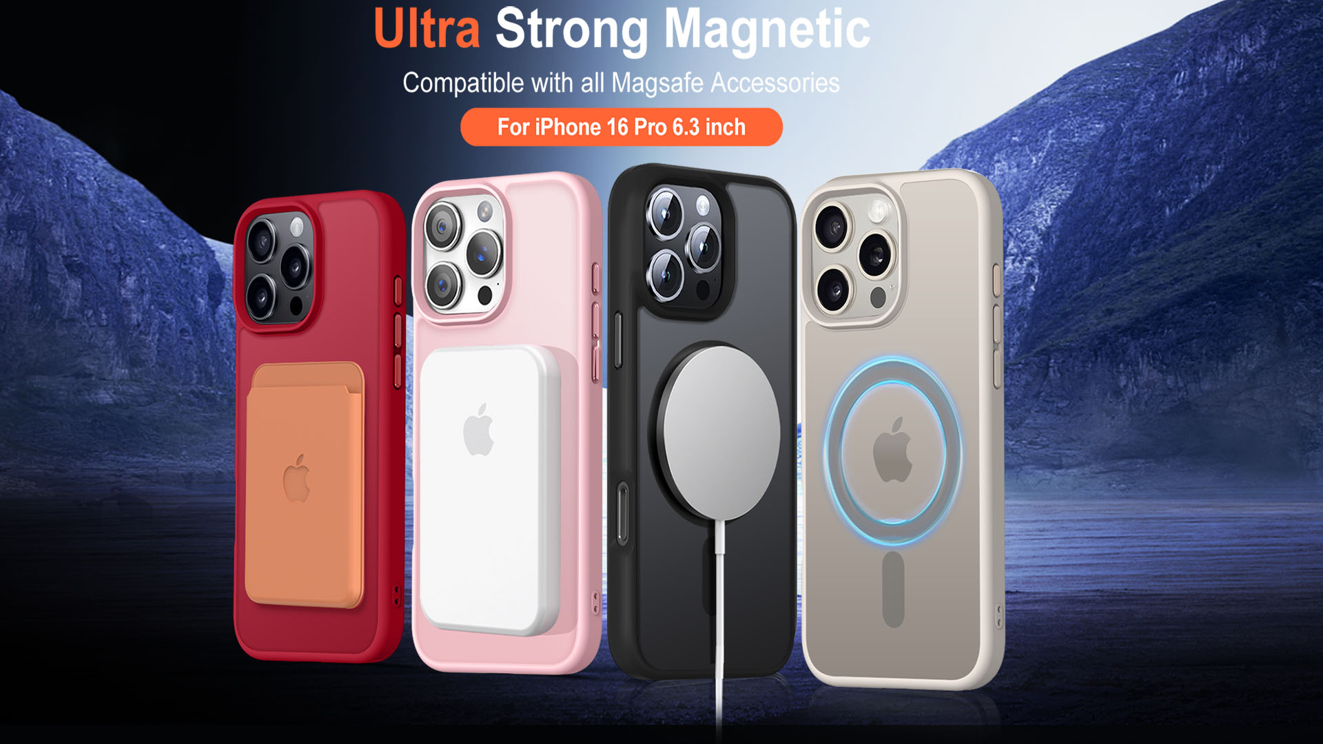 Amazon.com: MOCCA Strong Magnetic for iPhone 16 Pro Phone Case