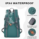 Ultra lightweight and foldable backpack for travel and camping, 45L waterproof hiking backpack, foldable day bag for men and women