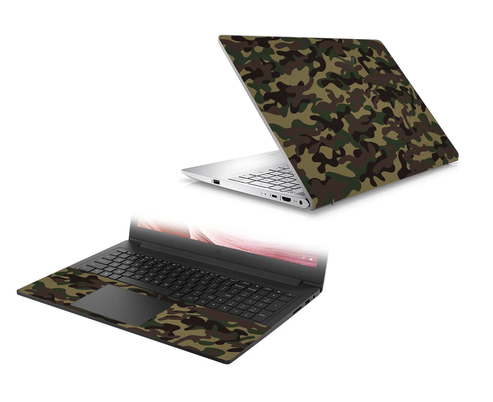 Arjun DesignsArmy Camouflage Laptop Skin for 15.6" laptops with Palmrest Skin (Customizable)