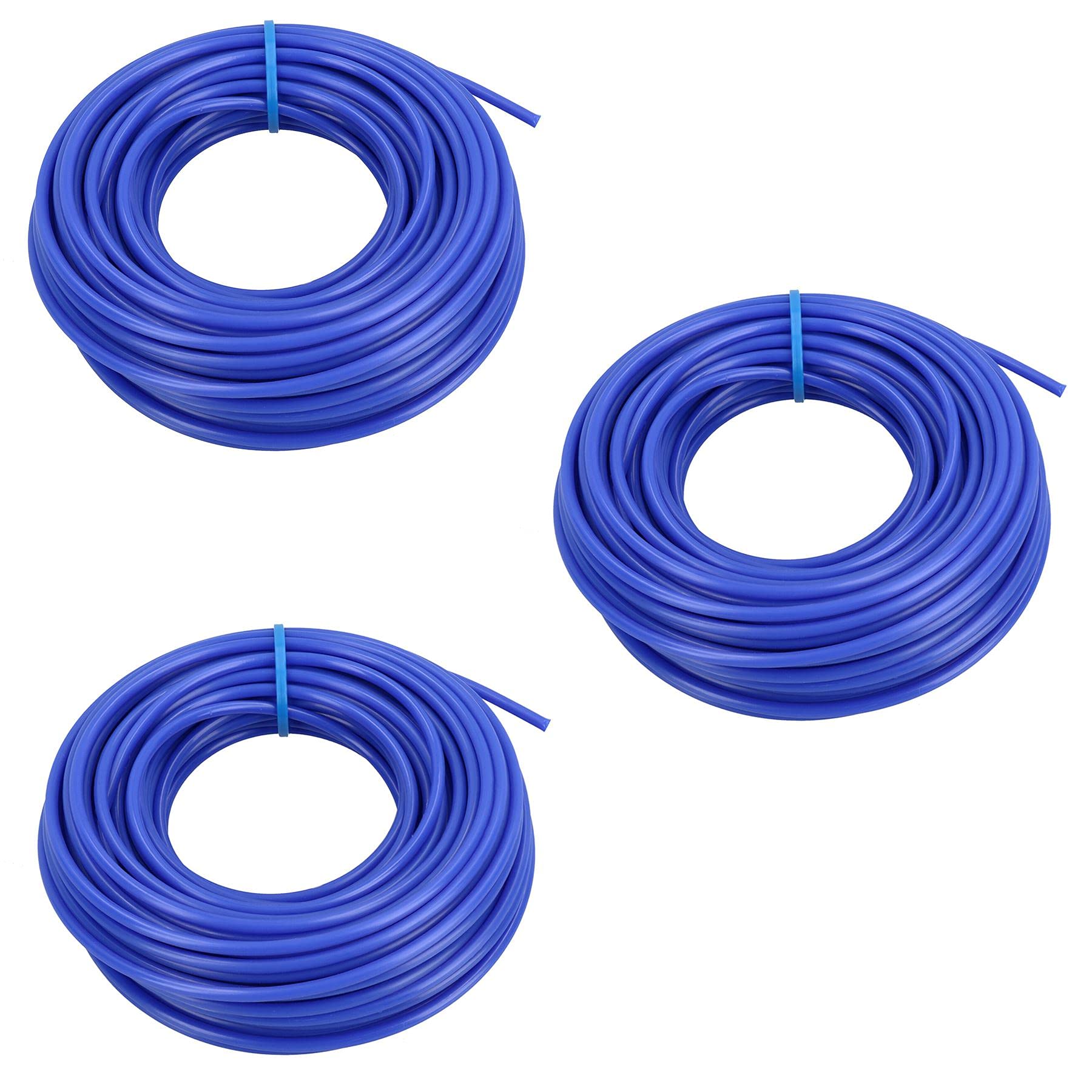 Garden Grass Trimmer Line Strimmer Replacement Cord Nylon 3mm x 15 Metre 3pk