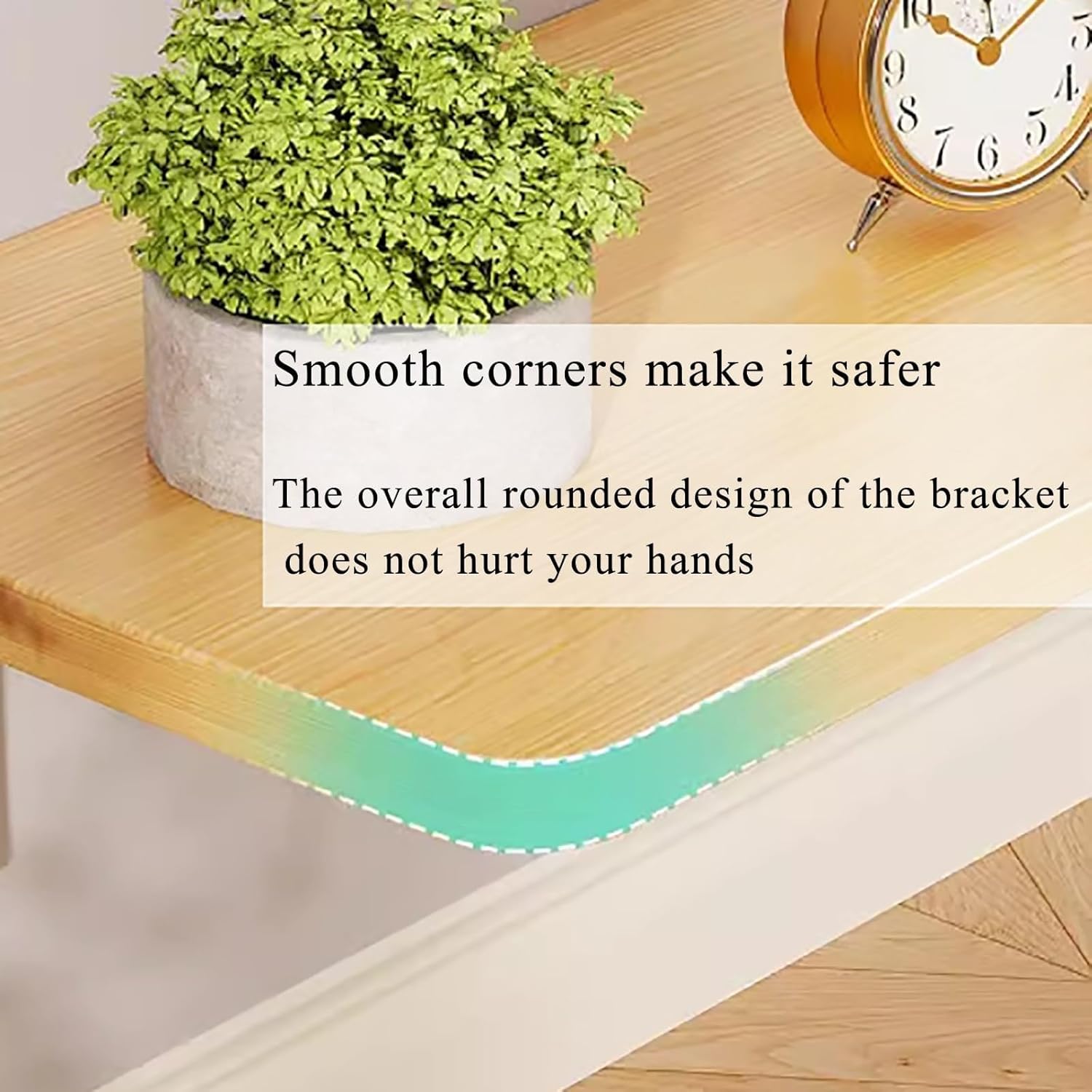 Wall Mounted Folding Table & Desk - Space-Saving Foldable Workbench for Laptop, Study, Dining in Balcony, Bedroom, Kitchen & Bathroom (White Stone Pattern, 80x20cm)