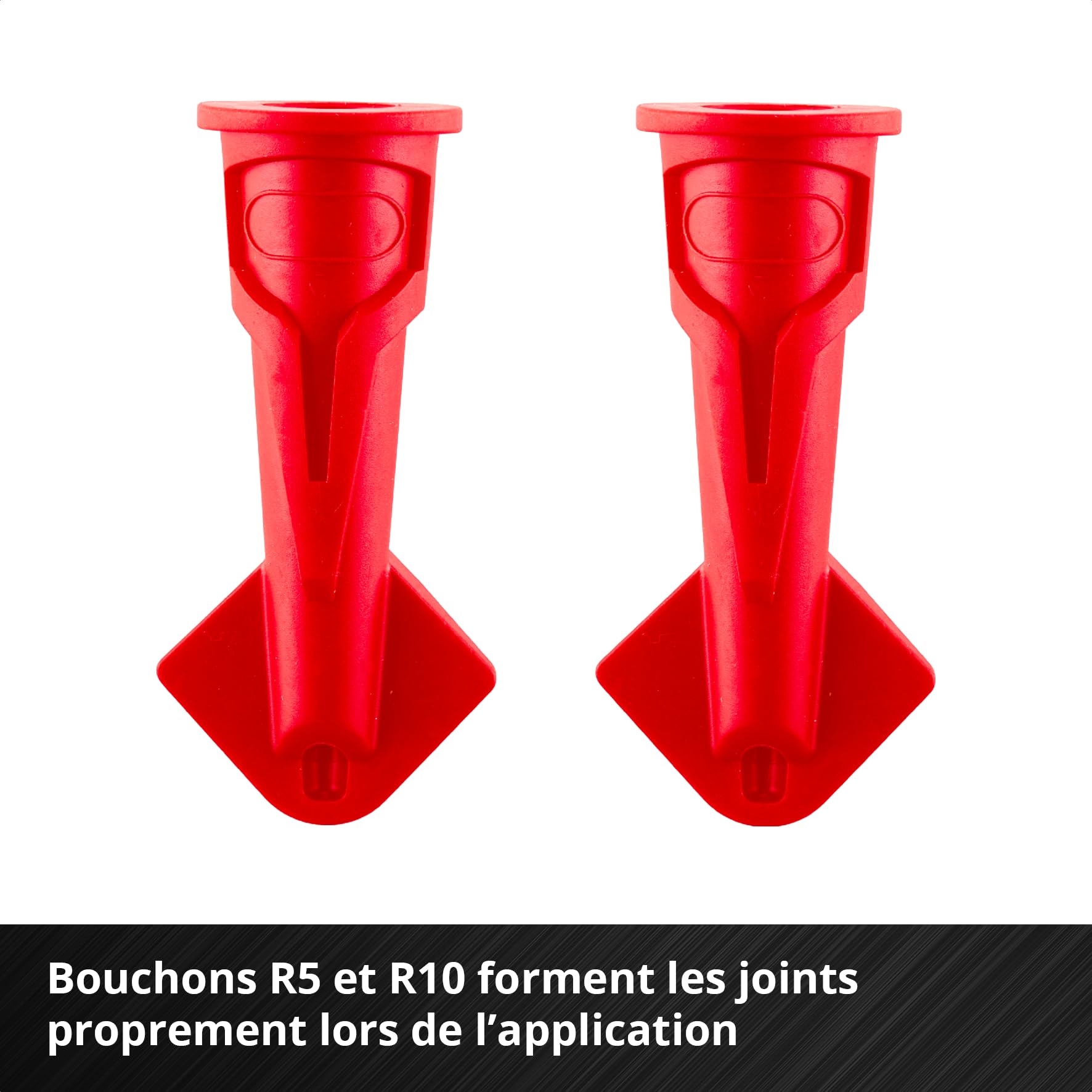 Einhell Kit pistolet à cartouche Profi, 5 pièces (rapport de force 1:12–1:24 commutable, stop goutte, outil à joints en nylon, spatule longue, 2 embouts avec angles R5/R10)