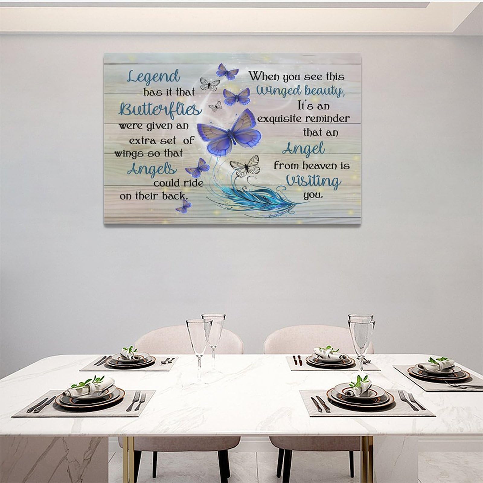 Set astratto di farfalle rosse volanti di 2 dipinti per la decorazione – My  Modern Art, image size:1600x1600