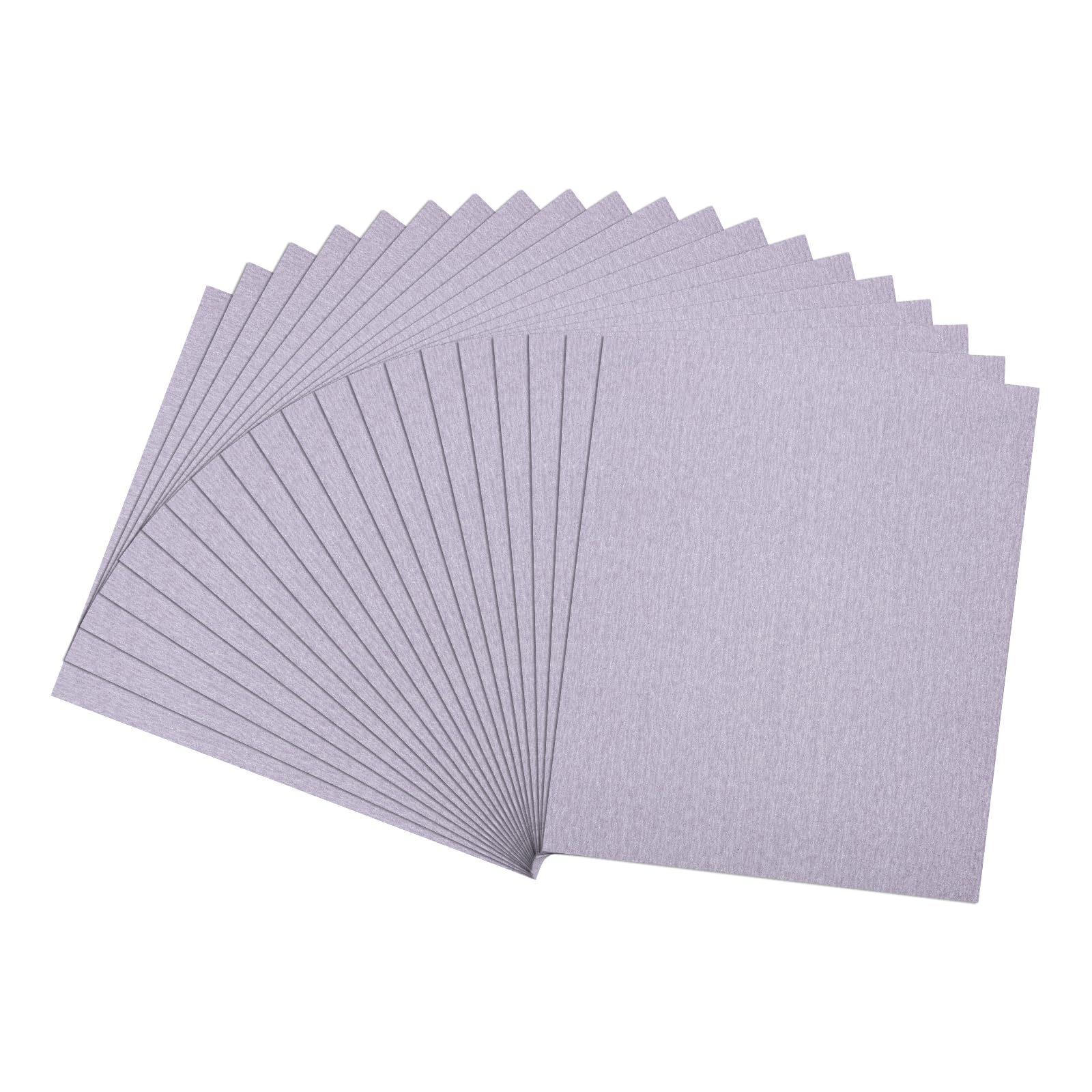 Rebower 20 Pcs 320 Grit Sandpaper, 229mm x 279mm Sand Paper Alumina Abrasive Sanding Paper Purple [ for Wood Craft & Furniture Repair & DIY Projects & Drywall Metal Auto Grinding] — image 1