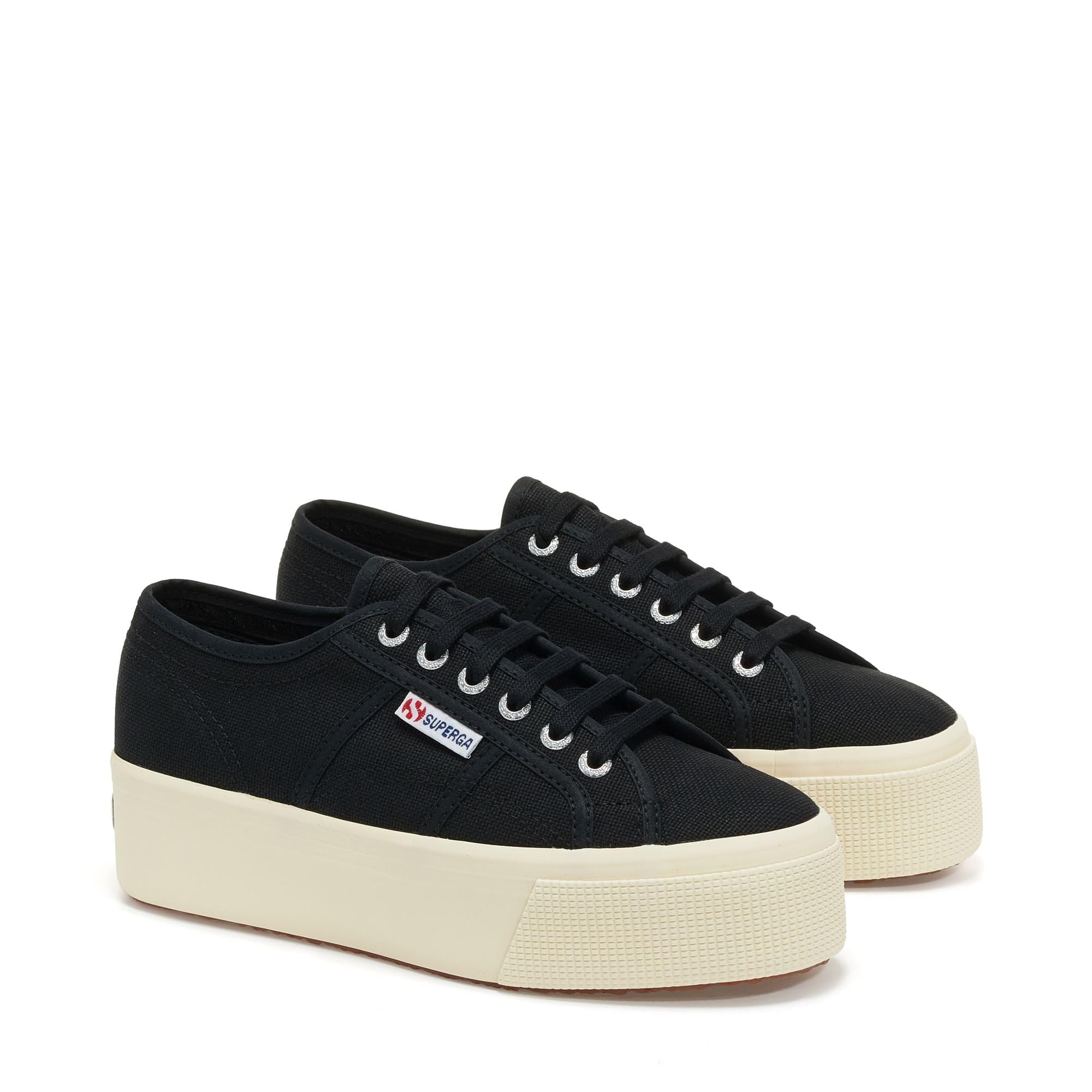 SUPERGA - Sneakers,Donna,Nero,Casual,Modello 2790 Platform,Numero: 39.5