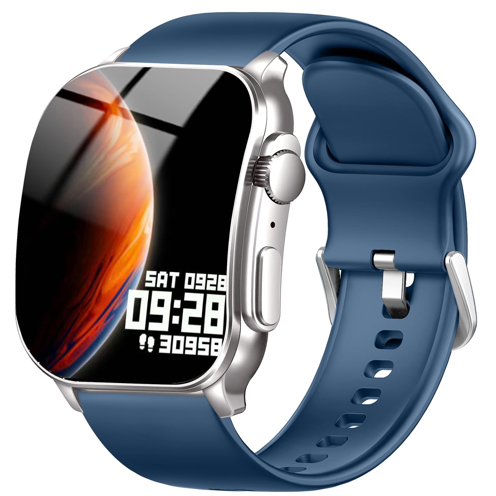 Smart Watch for Men Women Answer/Make Call, 2.01" AMOLED Curved Fitness Watch with Heart Rate/Sleep/Stress Monitor, 2026 New Smartwatch with 110+ Sport Modes, IP68 Activity Tracker for Android iOS — view 10