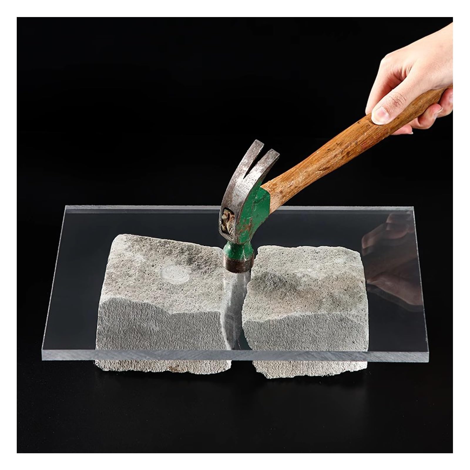 Placas de Policarbonato de 0,3 cm de Grosor, Lámina de Plástico PVC, Lámina de Acrílico Transparente, para Agricultura, Invernaderos(50x300cm)