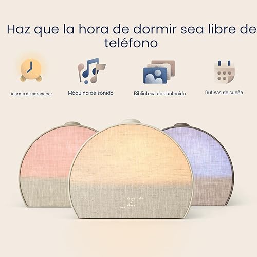 Miniatura 2 de Hatch Restore 3 Reloj Despertador de Salida del Sol, Máquina de Sonido, Luz Inteligente (Cacao) - Rutina de Sueño sin Pantalla con Ruido Blanco