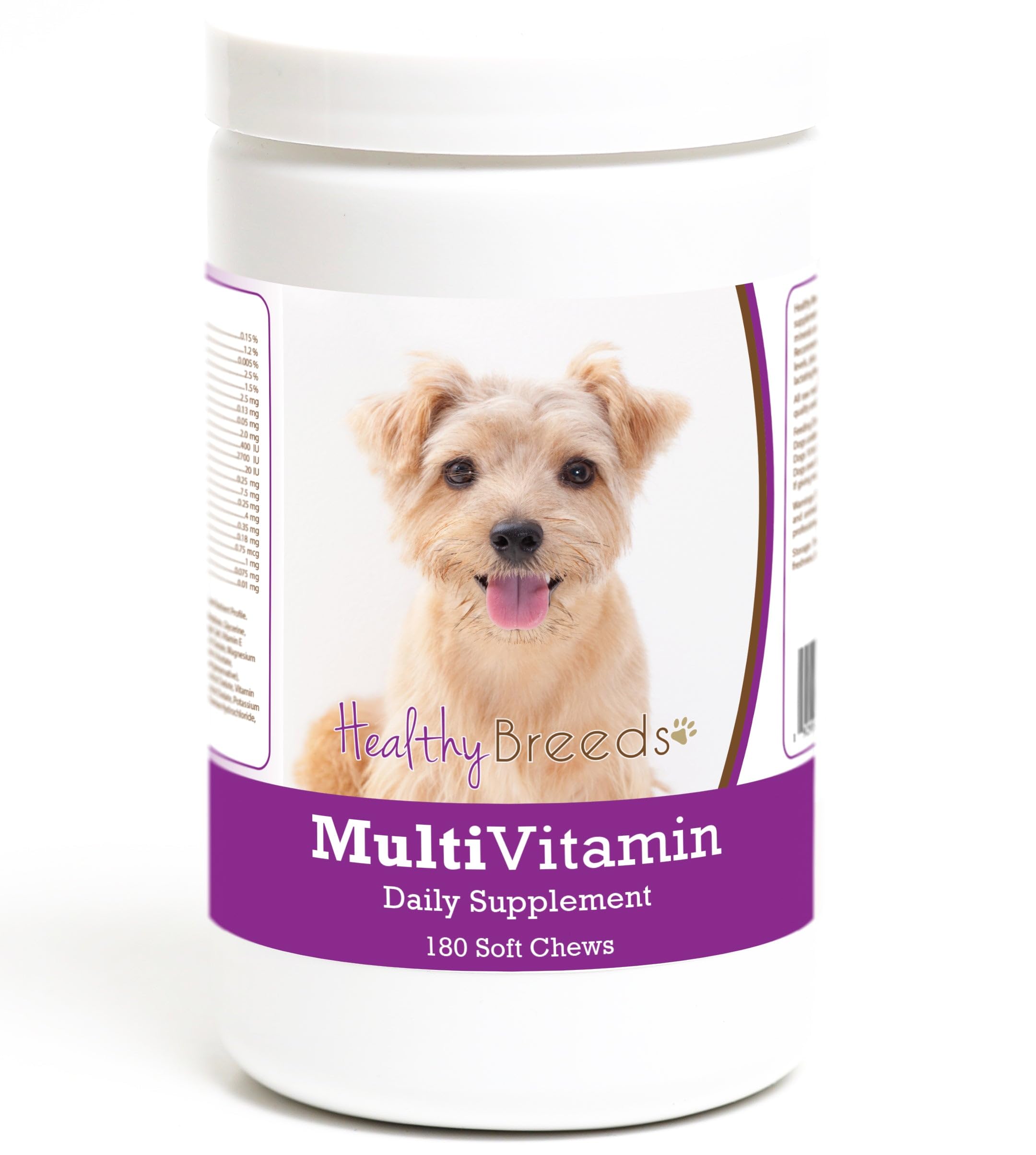 Healthy Breeds Norfolk Terrier Multivitamin Soft Chew for Dogs 180 Count