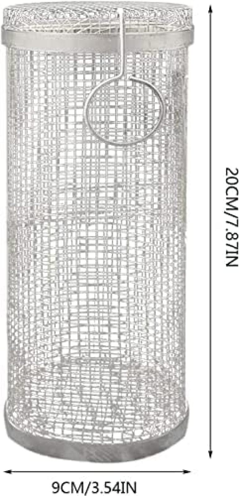 Strumenti Per Barbecue Cestini Per Griglia Rotondi Rotondi Gabbia Per Grigliare Verdure, Pesce, Carne BBQ Barbecue Accessori Da Campeggio Accessori Per Barbecue Da Campeggio All'aperto,1 Pc,Lunghe