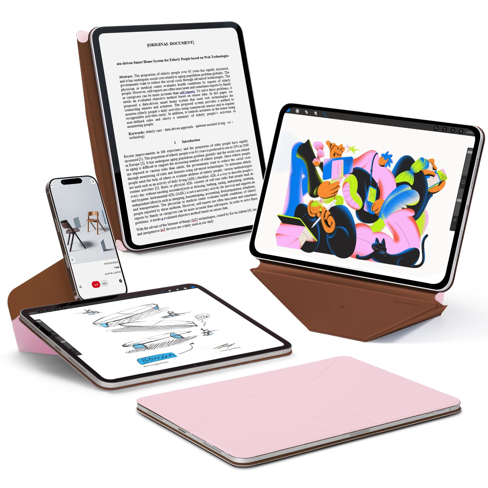 Photo 1 of MOFT Dynamic Folio Case for iPad mini 7th/6th Gen