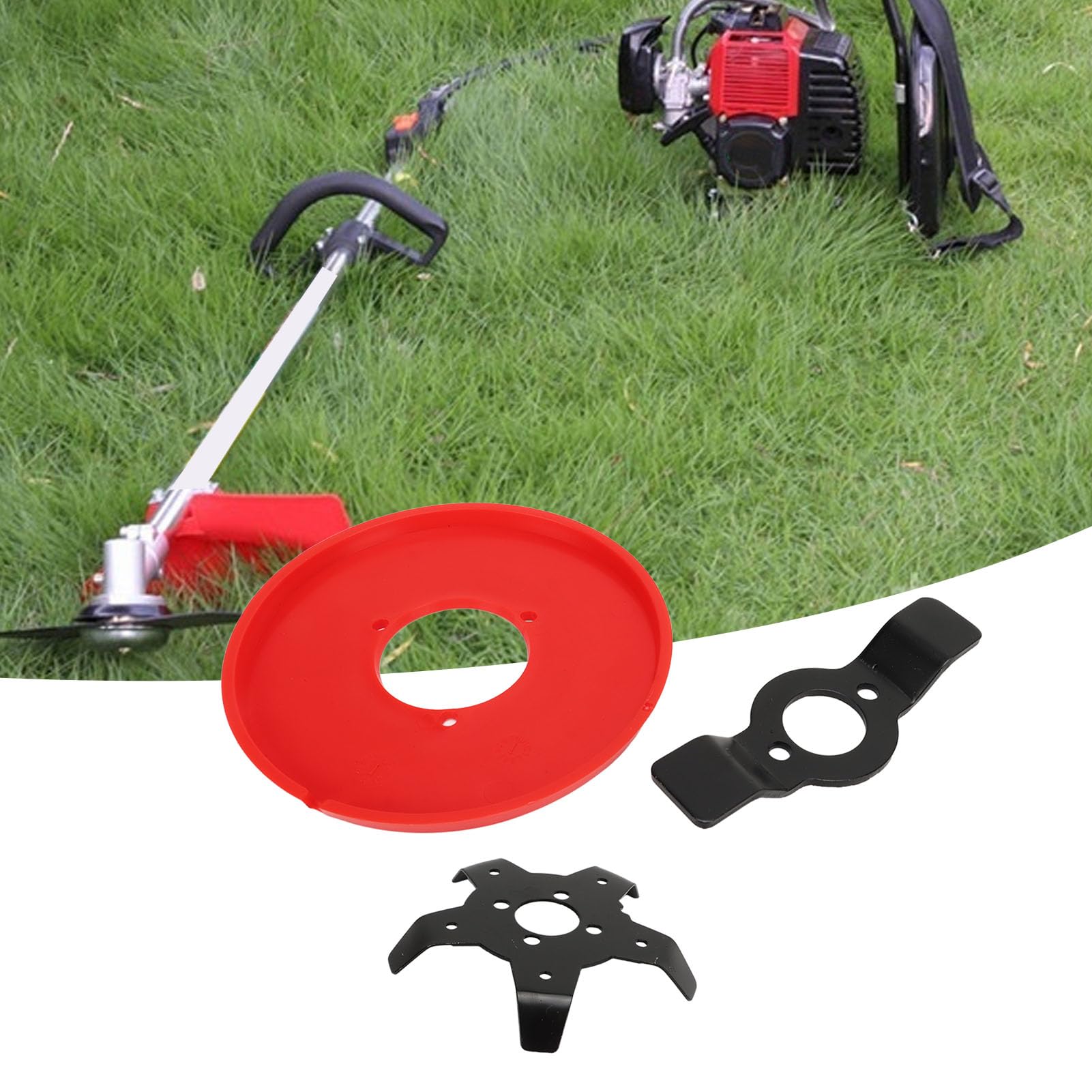 YOUTHINK Lawn Weeder Weeding Disc Manganese Steel Multifunctional Trimmer Head Plate Accessories for Replacement