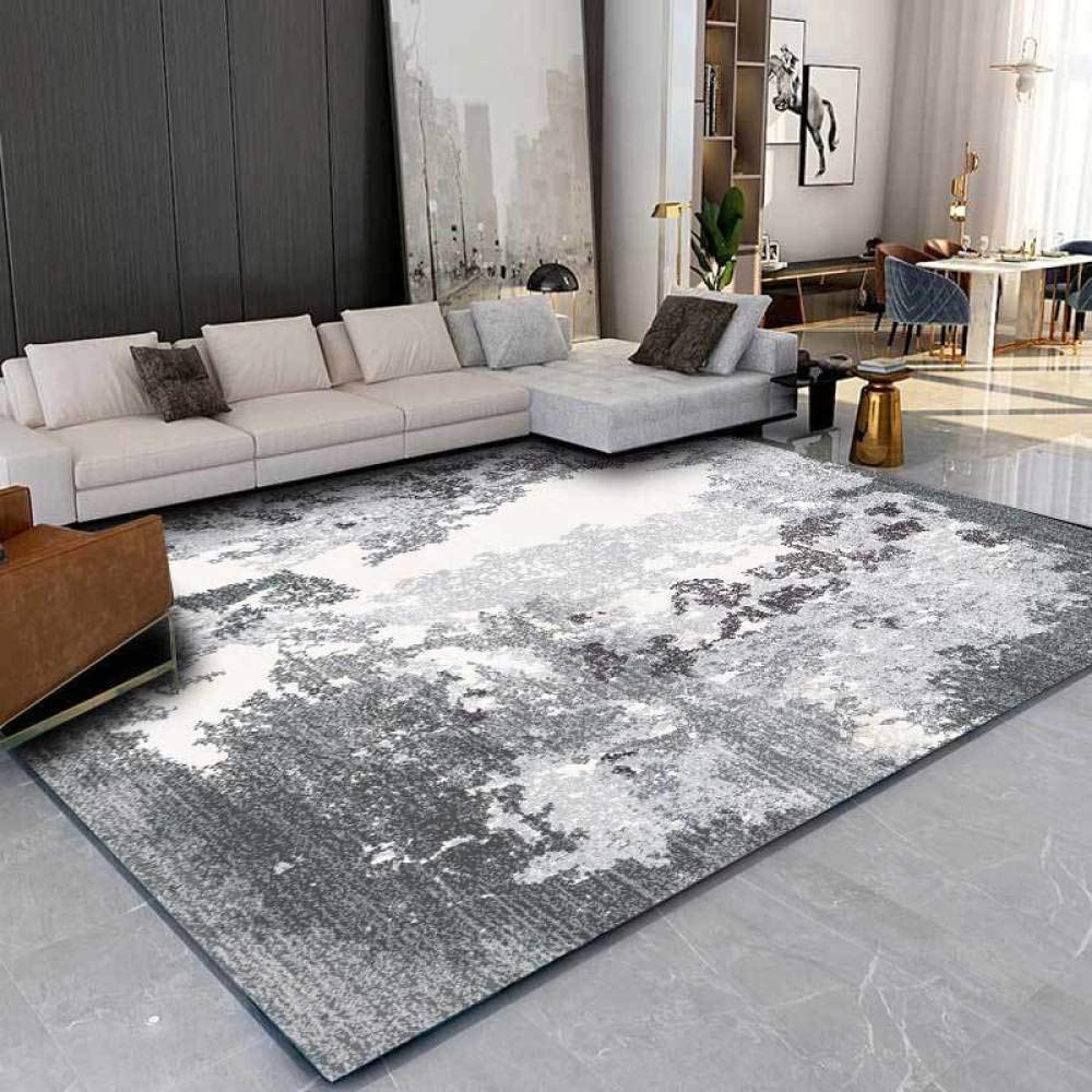 MMDSNX Living Room Designer Carpet Large Area Rugs Off-white abstract old industrial style for Bedroom & Home Decoration80x120