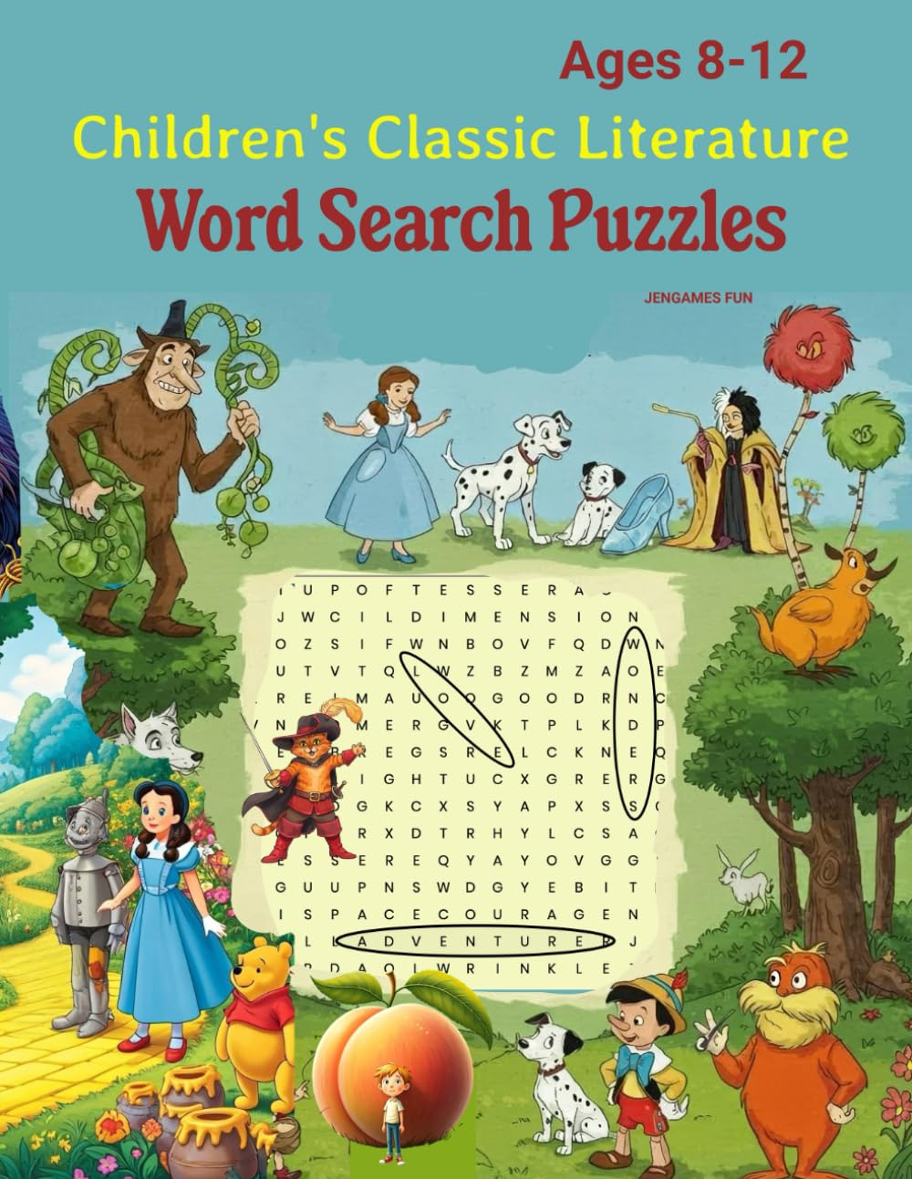 Children's Classic Literature Word Search Puzzles