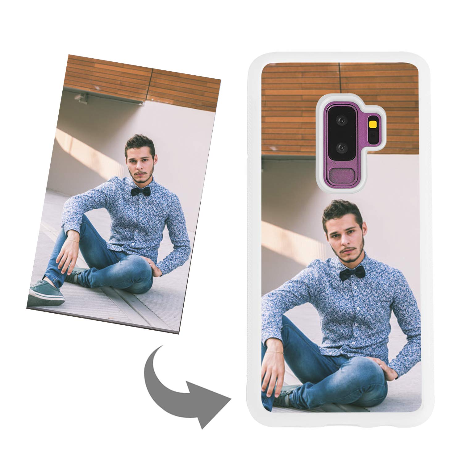 Make Your Own Phone Case Personalized Photo Text Logo Back