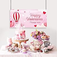Vista 103 de Cartel de fondo personalizado para el día de San Valentín, decoración de San Valentín, letrero de vinilo con texto en inglés "Be My Valentine