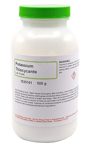 ALDON Innovating Science - Tiocianato de potasio 17.64 oz de grado de laboratorio para síntesis inorgánica y educación química