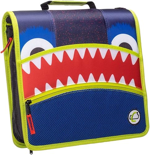 Case-it The Mighty Zip Tab - Carpeta expansible con cremallera, junta tórica de 3, pestañas de 5 colores, múltiples bolsillos, para 600 hojas, con