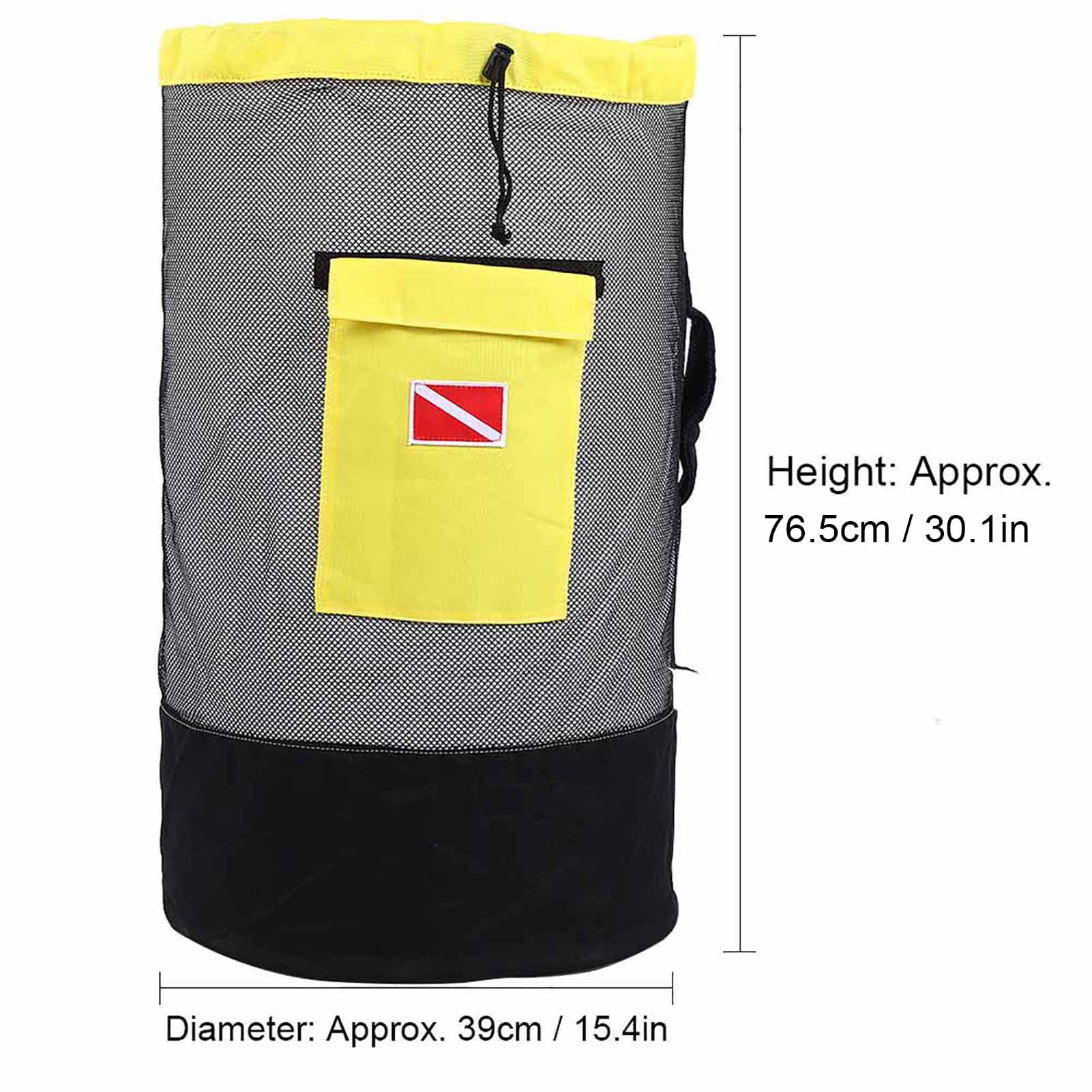 Tbest Borsa da Sub 80 Litri Zaino da Nuoto in Tessuto a Rete Traspirante con Tasche Multiple