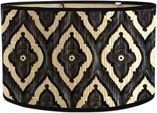 Lampenschirm,Hängelampe Lampenschirme,E27 Vintage Trommellampenschirm aus Bambus,ceiling Lampenschirm, 30cm Pendelleuchtenschirm Für Pendelleuchte Stehlampe Hängelampe Tischlampe,Deckenleuchte