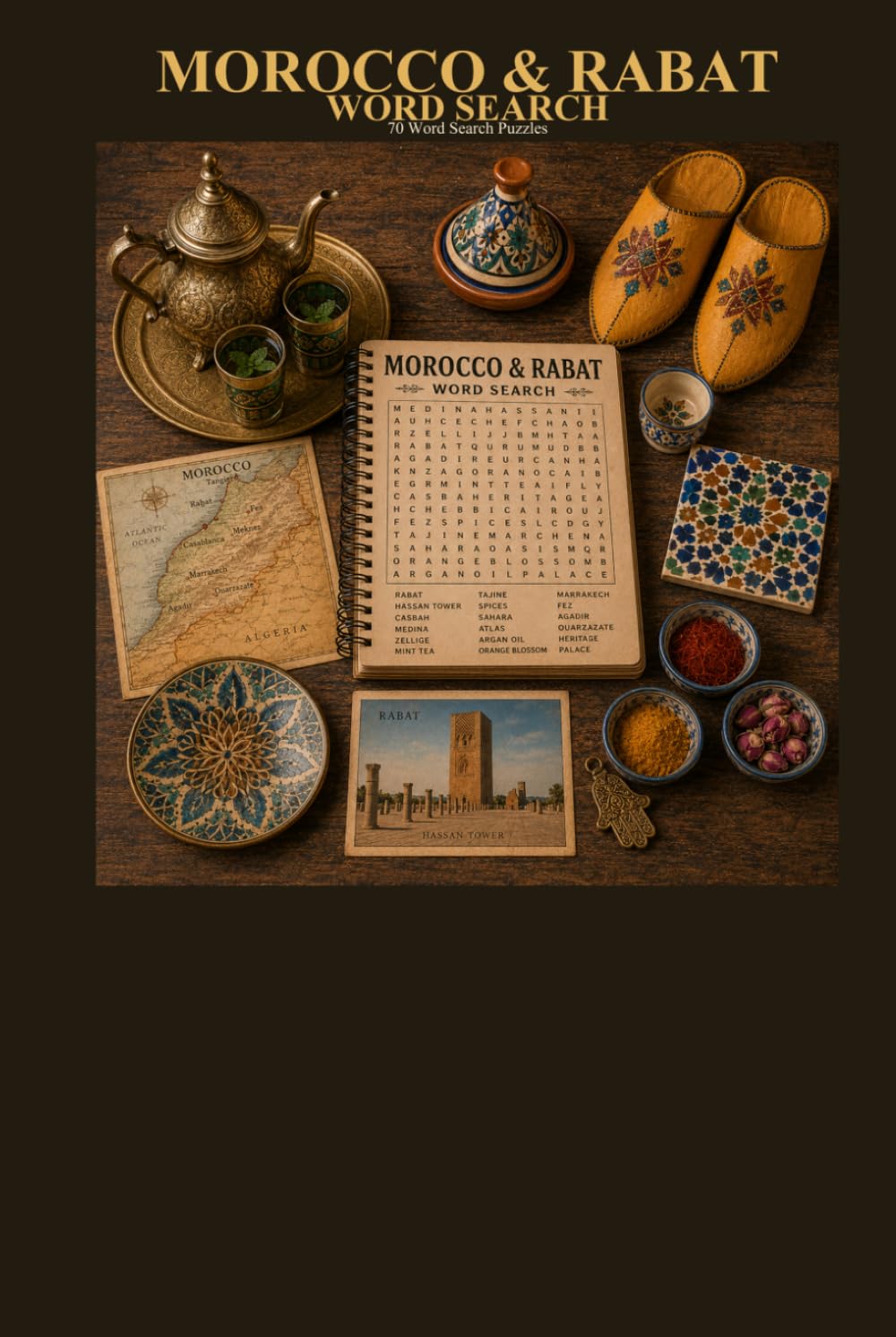 Morocco & Rabat Word Search 70 Word Search Puzzles
