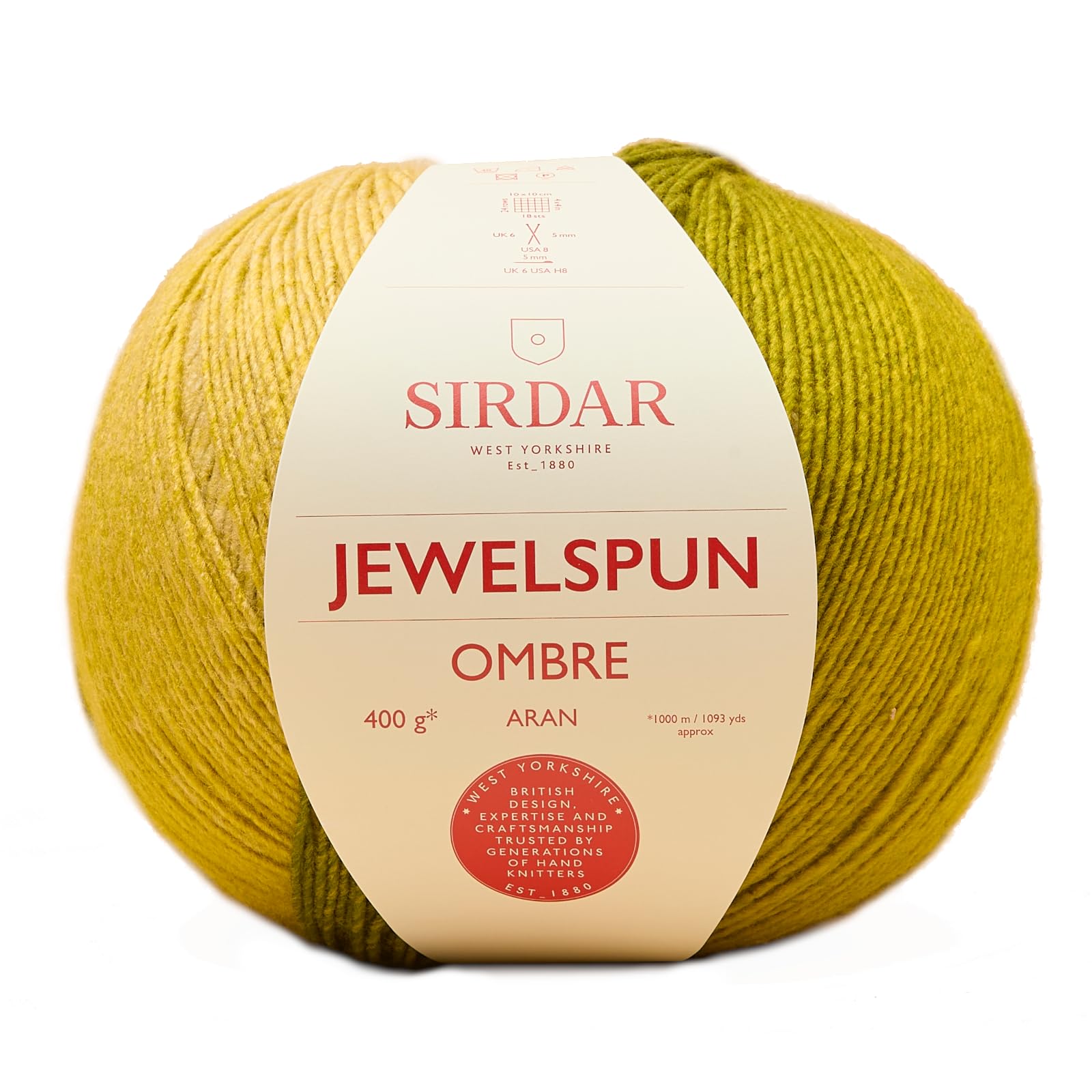 Sirdar Jewelspun Ombre - Sunlit Green (107)