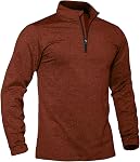 TACVASEN Men's Sweater 1/4 Zip Pullover Fleece Long Sleeve Lightweight Sweatshirts Quarter Zip Casual Golf Winter Shirts